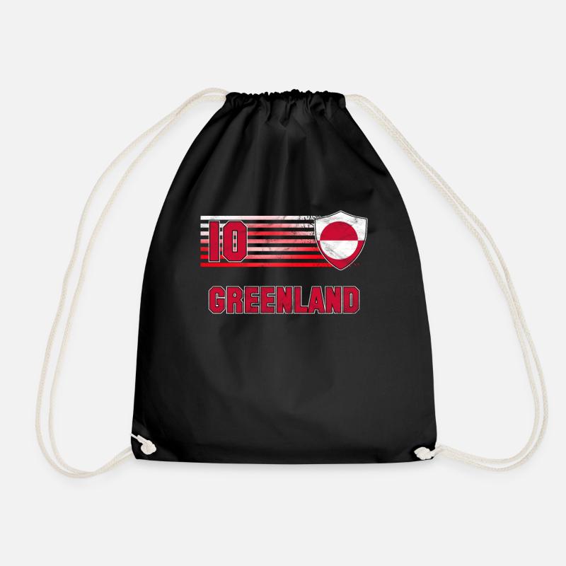 Grönland - Turnbeutel - Schwarz