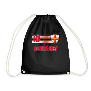 Guernsey - Drawstring Bag - black - Front
