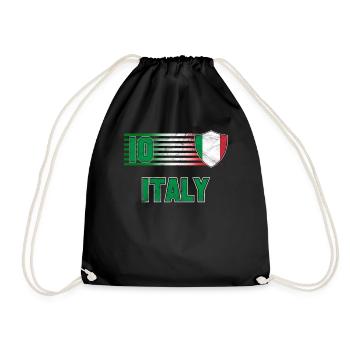 Italie - Sac de sport léger - noir - Devant