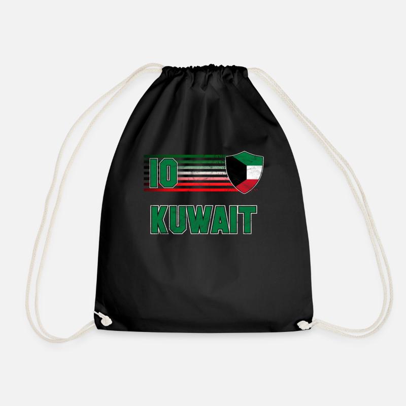 Kuwait - Turnbeutel - Schwarz