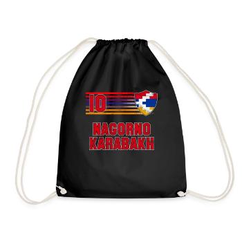 Haut-Karabakh - Sac de sport léger - noir - Devant