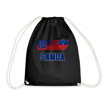 Samoa - Drawstring Bag - black - Front