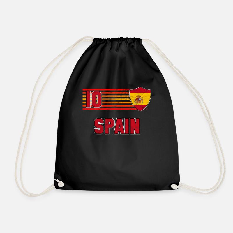 Spanien - Turnbeutel - Schwarz
