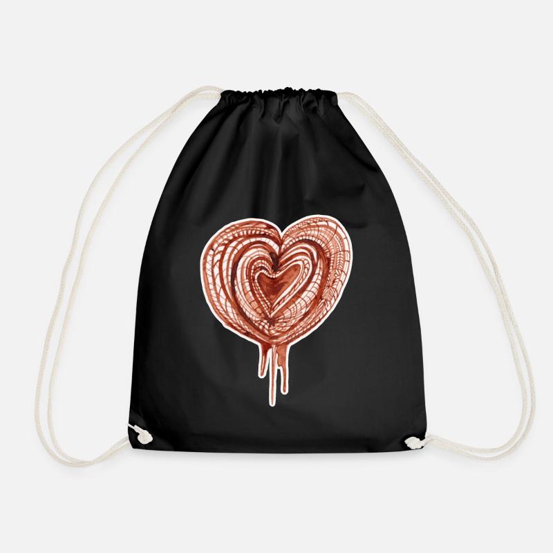 muscular pump transp - Drawstring Bag - black