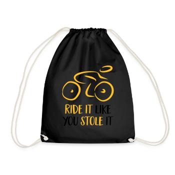 Fahrrad - Drawstring Bag - black - Front
