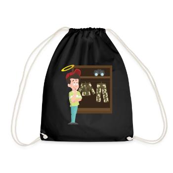 Innocent Sondler avec des vêtements de camouflage dans le placard - Sac de sport léger - noir - Devant