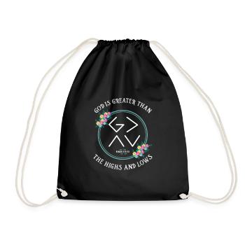 Dieu est plus grand que les hauts et les bas - Sac de sport léger - noir - Devant