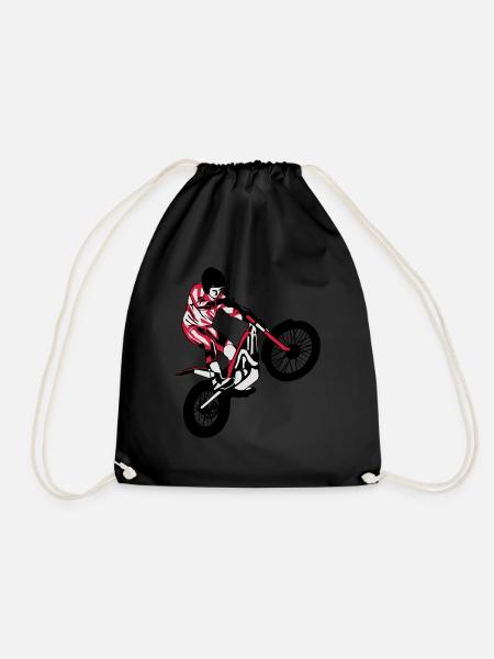 Trial Racing - Drawstring Bag - black