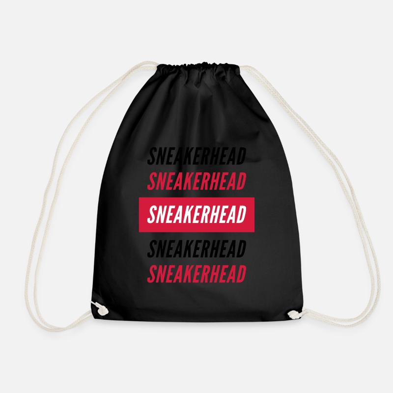 Sneaker - Drawstring Bag - black