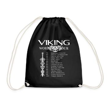 Viking - World Tour - Turnbeutel - Schwarz - Vorne