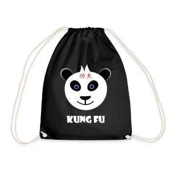 Kung Fu - Turnbeutel - Schwarz - Vorne