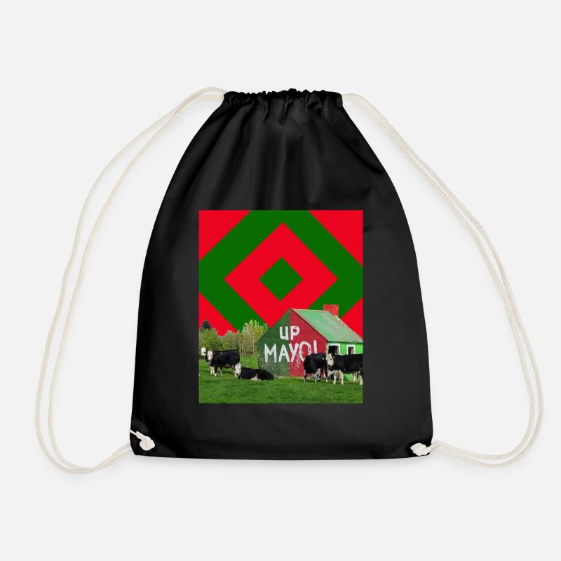 Mayo GAA - Drawstring Bag - black