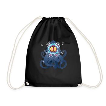 Kraken est là - Sac de sport léger - noir - Devant