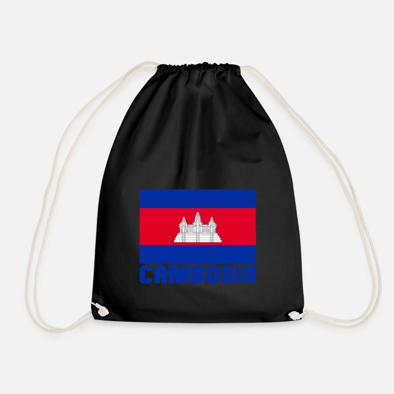 Cambodge - Sac de sport léger - noir