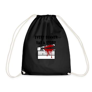 Every Summer Has A Story A Summertime Horror Spook - Drawstring Bag - black - Front
