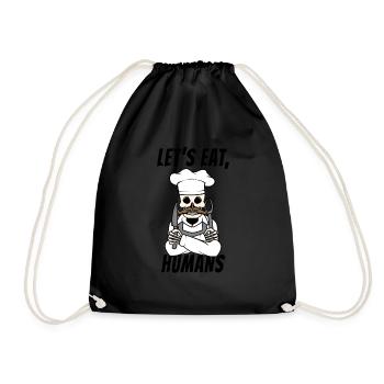 Drôle effrayant BBQ Squelette Été Horreur Spooky - Sac de sport léger - noir - Devant