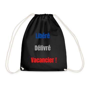 Libéré délivré vacancier - Sac de sport léger - noir - Devant