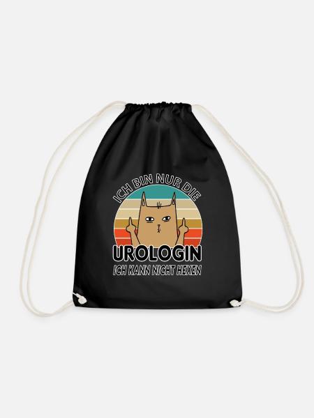 Urologin - Turnbeutel - Schwarz