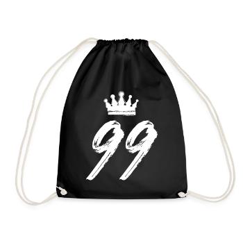 99 Couronne numérique - Sac de sport léger - noir - Devant