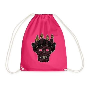Bright Darkness - Turnbeutel - Fuchsia - Vorne