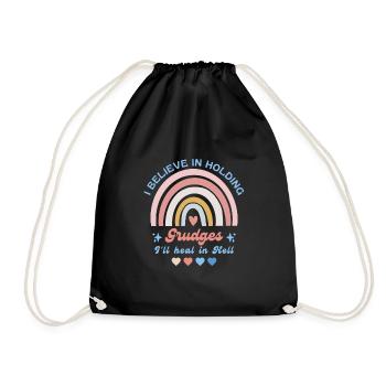 Je crois en la rancune, t-shirt drôle - Sac de sport léger - noir - Devant