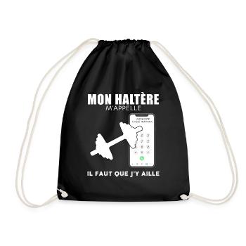 Mes haltères m'appellent Cadeau Sport - Sac de sport léger - noir - Devant