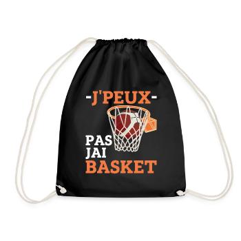 Drôle Cadeau Basketball L'Amour Du Basket-Ball - Sac de sport léger - noir - Devant