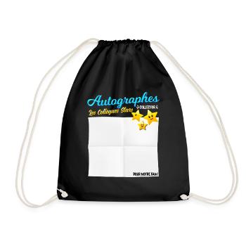 Collegue Autographe Cadeau Collector - Sac de sport léger - noir - Devant