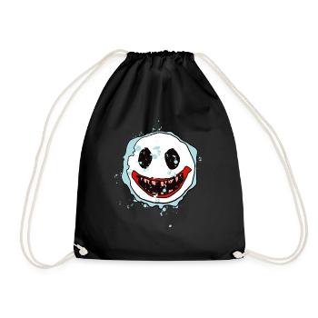 Halloween maske - Turnbeutel - Schwarz - Vorne