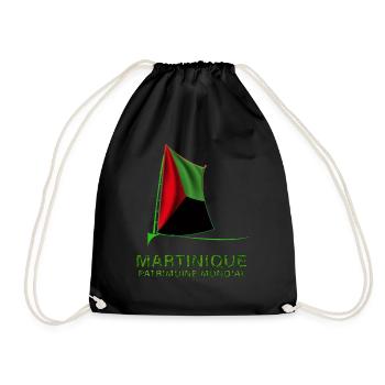 Martinique Bateau Tropical Yole Homme Femme Enfant - Sac de sport léger - noir - Devant