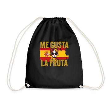 I Like Fruit Meme Ayuso Sanchez Politics - Drawstring Bag - black - Front