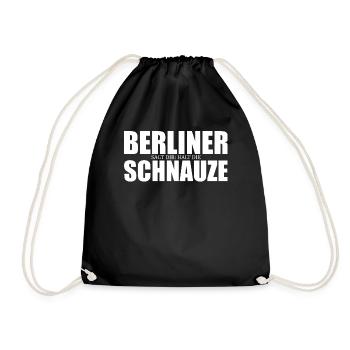 Berlin Souvenir Touristen Hauptstadt Metropole BLN - Turnbeutel - Schwarz - Vorne