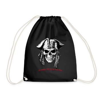 Crâne de pirate 07 2024 B Plan de travail 1 Copie 2 - Sac de sport léger - noir - Devant