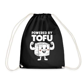 Tofu Lustiges - Turnbeutel - Schwarz - Vorne