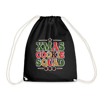 Christmas Cookies Team - Drawstring Bag - black - Front