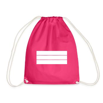 motif géométrique simple - Sac de sport léger - fuchsia - Devant