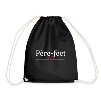 Père-fect - Sac de sport léger - noir - Devant
