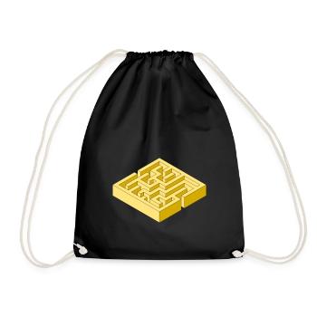 Labyrinthe - Sac de sport léger - noir - Devant