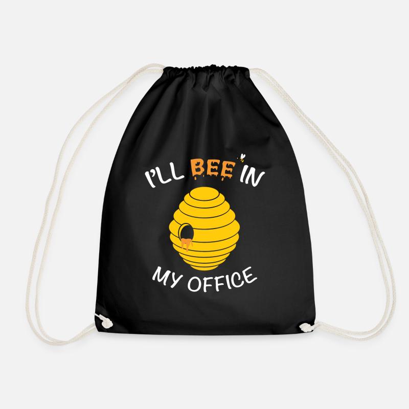 Bienenzüchter Imker T-Shirt Geschenk - Turnbeutel - Schwarz