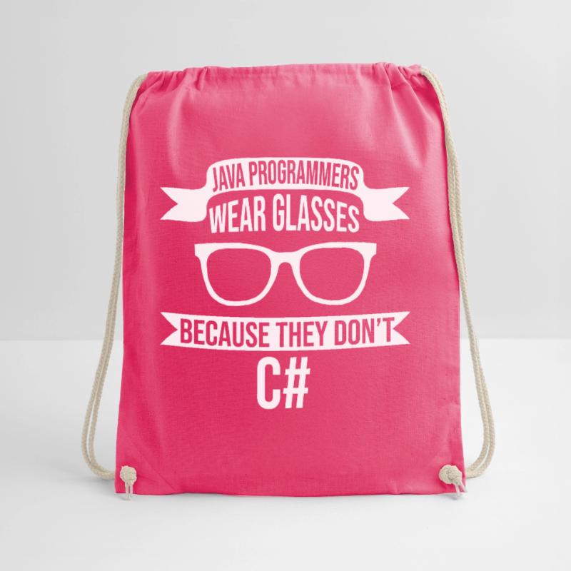 Java programmer Drawstring Bag