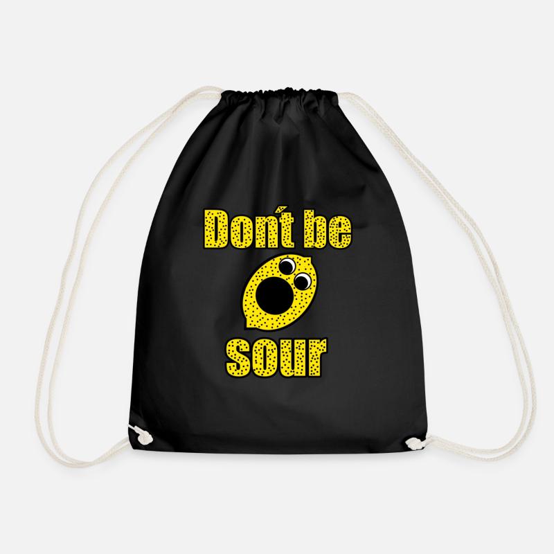 Don´t be sour - Turnbeutel - Schwarz
