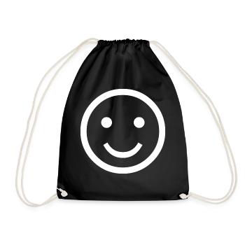 Smiley - Sac de sport léger - noir - Devant