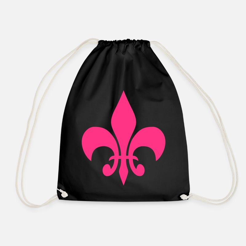 lily - Drawstring Bag - black
