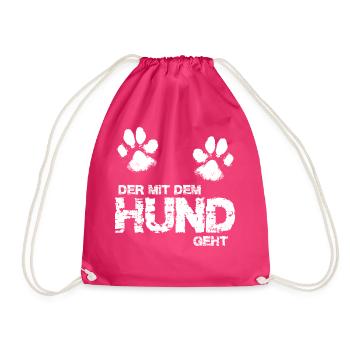 Le chien va 3 - Sac de sport léger - fuchsia - Devant