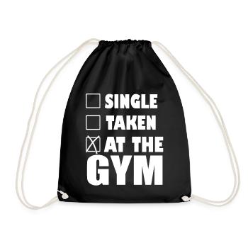 Gym - Drawstring Bag - black - Front
