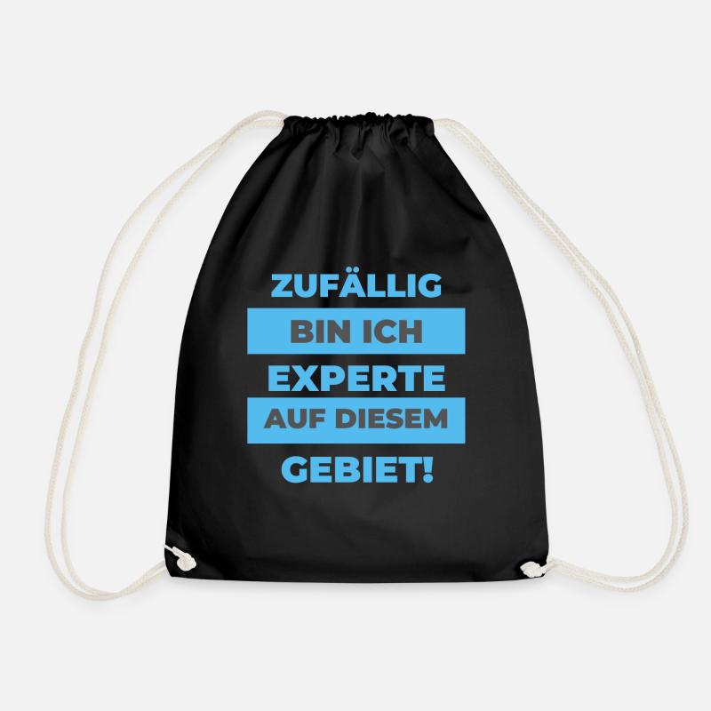 Experte - Turnbeutel - Schwarz