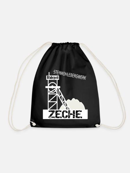 Ruhrpott Zeche - Turnbeutel - Schwarz