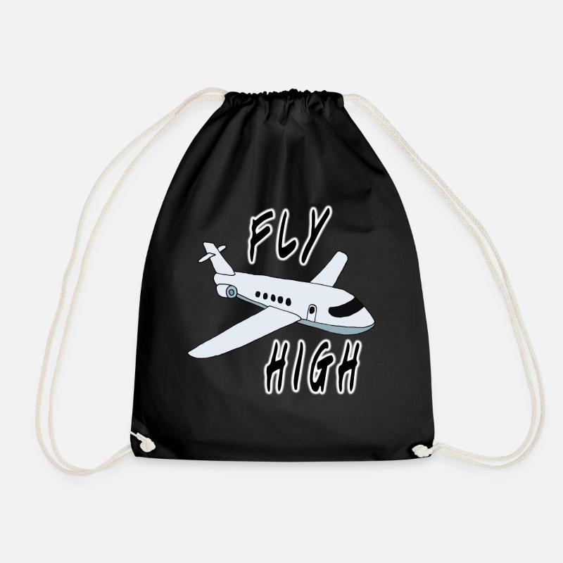 Avion - Sac de sport léger - noir