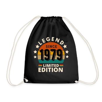 LEGEND 1979, VINTAGE 1979 - Drawstring Bag - black - Front