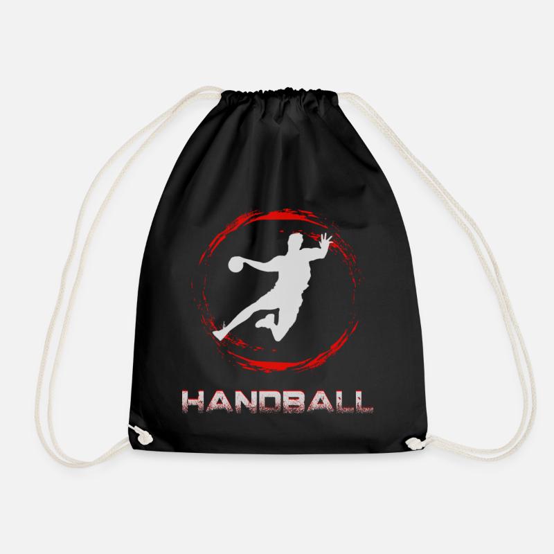 Handball - Turnbeutel - Schwarz